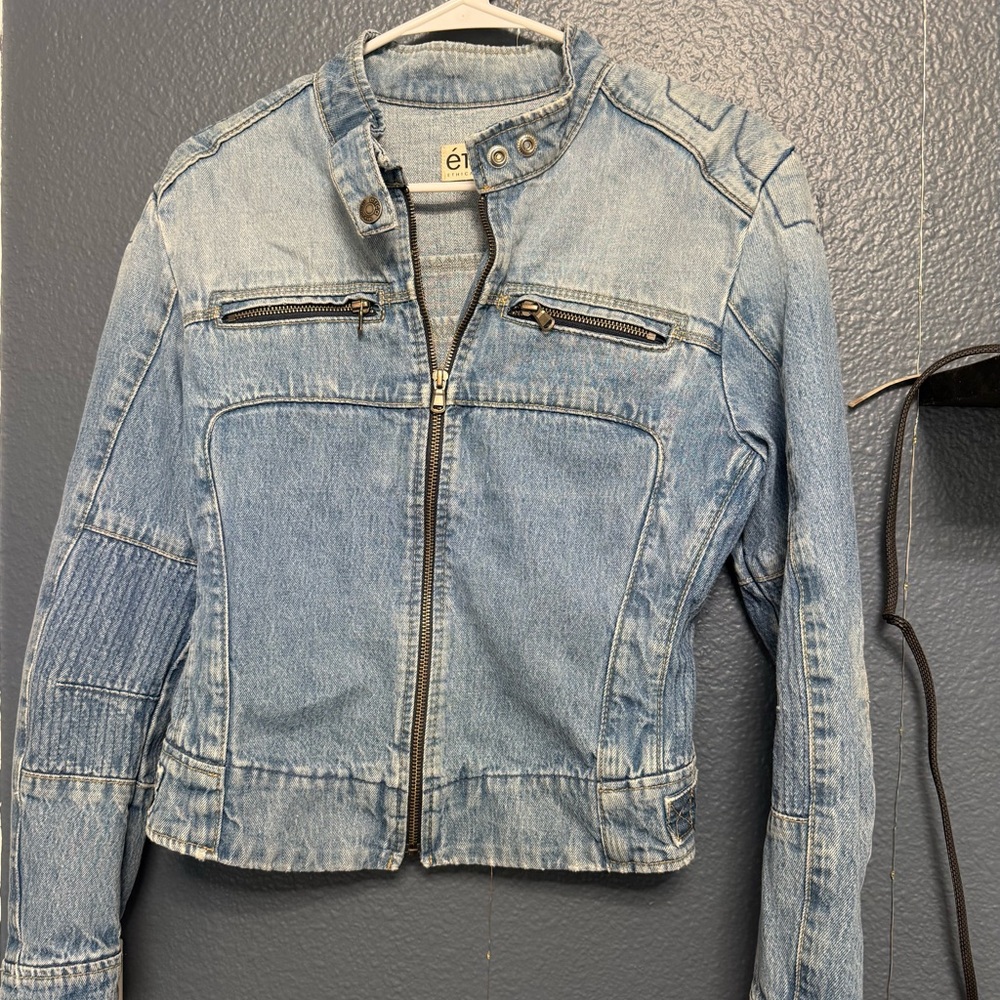 Etica Light Blue Denim Jean Jacket